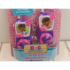 Doc McStuffins FRS Two Way Radio NEW Sealed Walkie Talkie